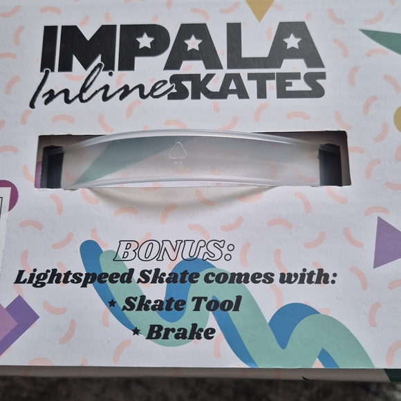 Blue and Pink IMPALA Roller Skates - Picture 5 of 6